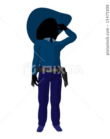 Teen Cowgirl Illustration Teen Cowgirl Illustration 15475898