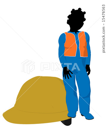 African American Teen Construction Worker Illustration African American Teen Construction Worker Illustration 15476563