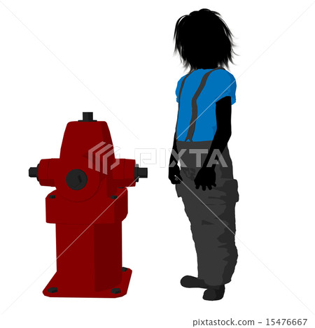 Teen Firefighter Illustration Silhouette Teen Firefighter Illustration Silhouette 15476667