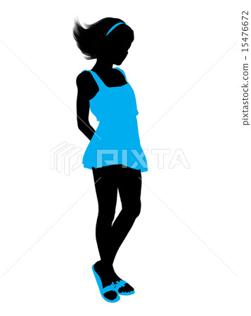 Teenager Illustration Silhouette 15476672