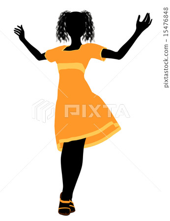 Fashionable Girl Illustration Silhouette4 Fashionable Girl Illustration Silhouette4 15476848