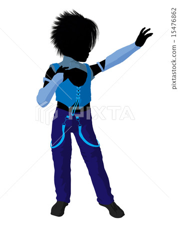 Punker Boy Silhouette Illustration 15476862