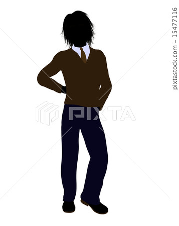 Teenager Illustration Silhouette Teenager Illustration Silhouette 15477116