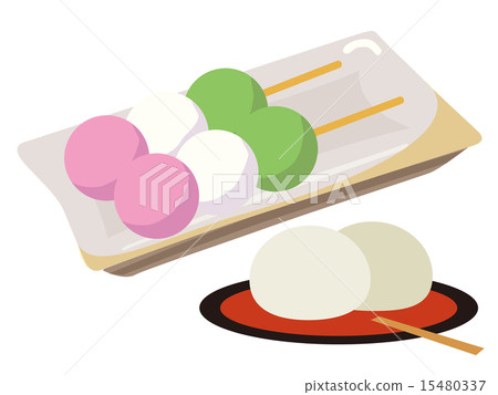 三色餃子和大福 15480337