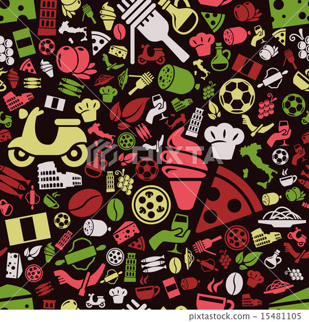 italy seamless pattern 15481105