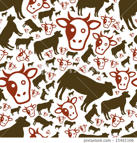 cow seamless pattern 15481106