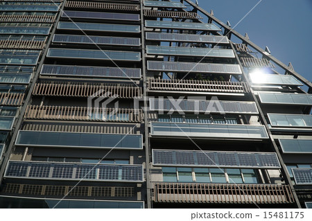 Solar panel of Teshima-ku New Government building 15481175