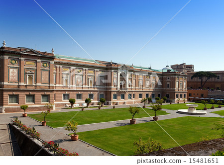 Rome, Italy. Court yard in Vatican. 15481651