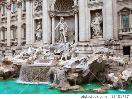 Italy. Rome. Fountain of Trevi Italy. Rome. Fountain of Trevi 15481787