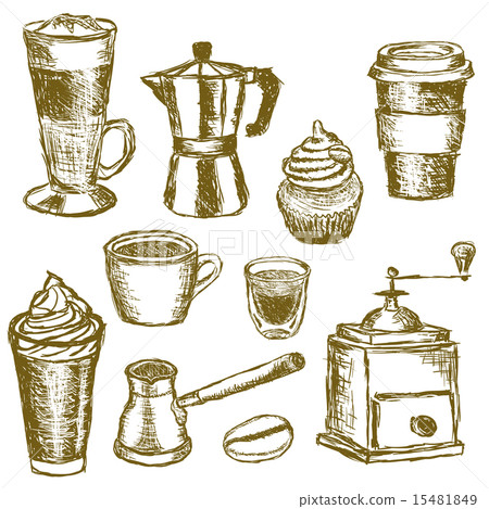 doodle coffee images 15481849