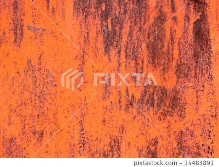 red rusty surface with peeling paint red rusty surface with peeling paint 15483891