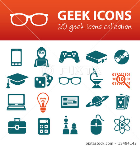 geek icons 15484142