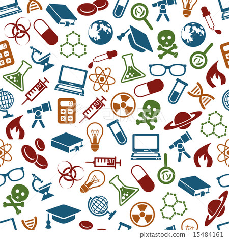 science seamless pattern science seamless pattern 15484161