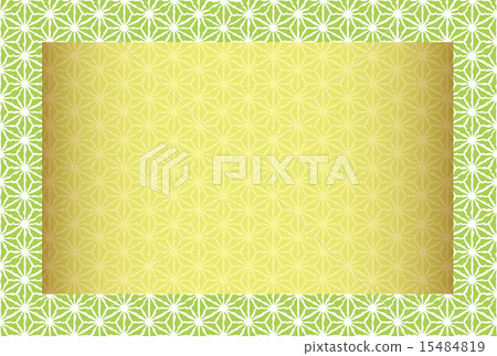 Hemp leaf background beside Hemp leaf background beside 15484819