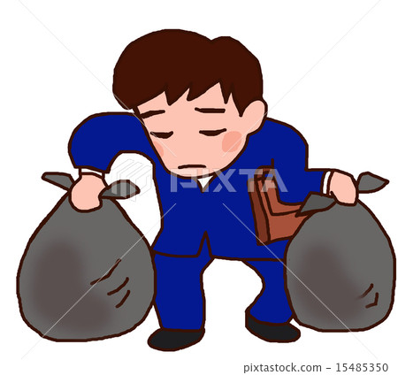 Dad who places garbage Dad who places garbage 15485350