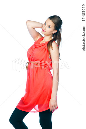 attractive brunette woman attractive brunette woman 15485939