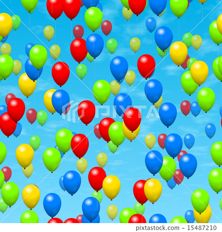 Party balloons generated hires texture 15487210