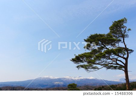Adachi Tarara mountain area distant view ~ Nihonmatsu Castle from Honmaru West Rear View 15488306