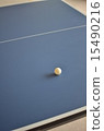 Table tennis table and ball 15490216