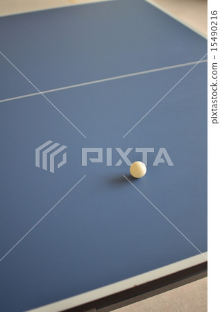 Table tennis table and ball 15490216