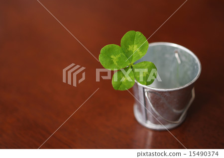 幸運四葉三葉草桶 幸運四葉三葉草桶 15490374