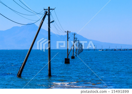 從Uto Sumiyoshido海岸公園看的海底 15491899