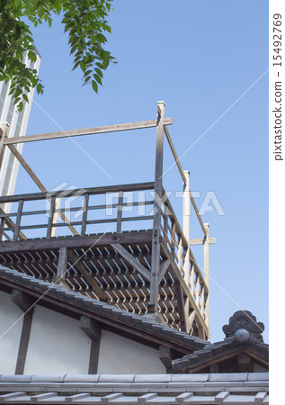 Clothes rack of cram school 15492769