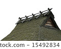 The roof of thatched roof 15492834