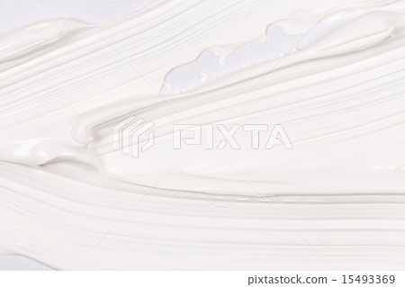 Paint brush stroke over the white paper Paint brush stroke over the white paper 15493369