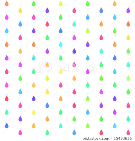 五顏六色的雨滴 五顏六色的雨滴 15493636