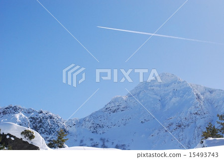 雪山和飛機 雪山和飛機 15493743