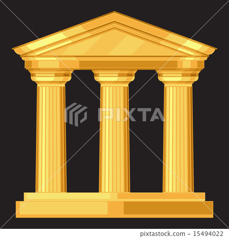 greek palace clipart