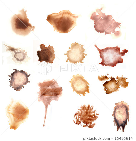 Set of Real Paint Blots Set of Real Paint Blots 15495614