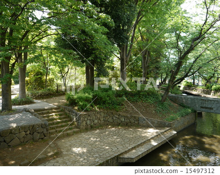 川崎市綠化中心附近的供水區域供水 15497312