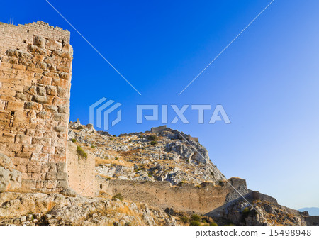 Old fort in Corinth, Greece Old fort in Corinth, Greece 15498948