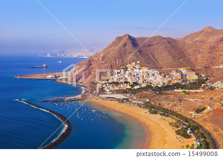 Beach Teresitas in Tenerife - Canary Islands Beach Teresitas in Tenerife - Canary Islands 15499008