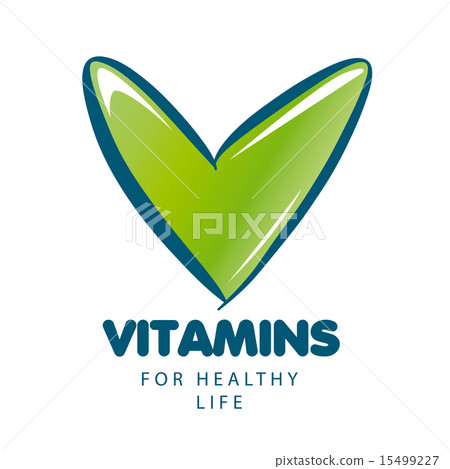 vector logo vitamins with green tick 15499227