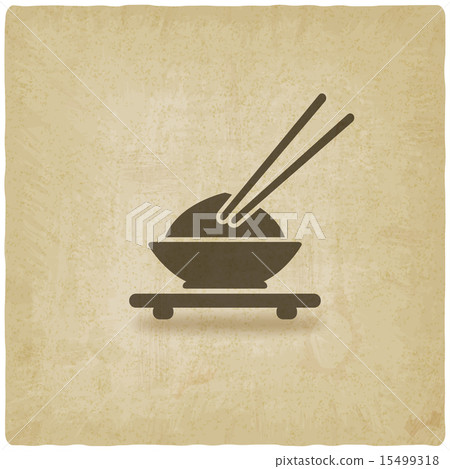 Asian food old background 15499318