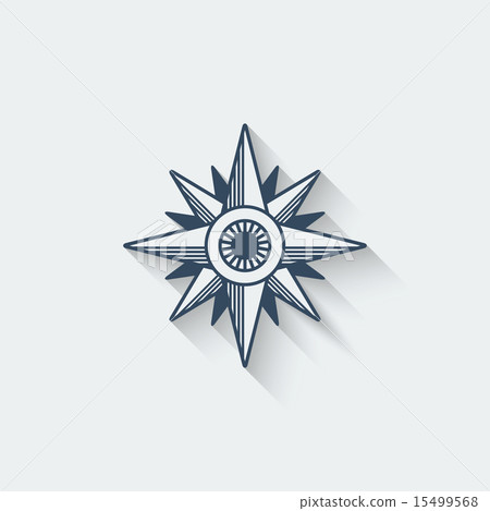 wind rose design element wind rose design element 15499568