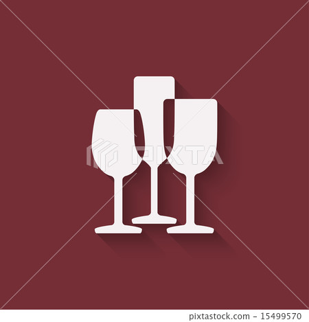 wine menu design element 15499570
