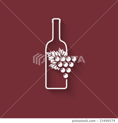 grapes wine design element 15499574