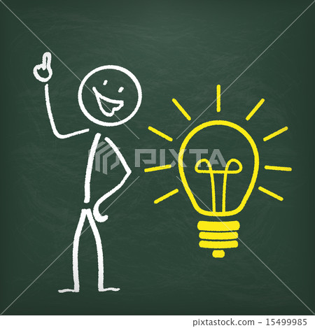 Blackboard Stickman Idea 15499985
