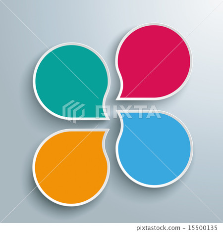 Drops Shapes Infographic PiAd 15500135