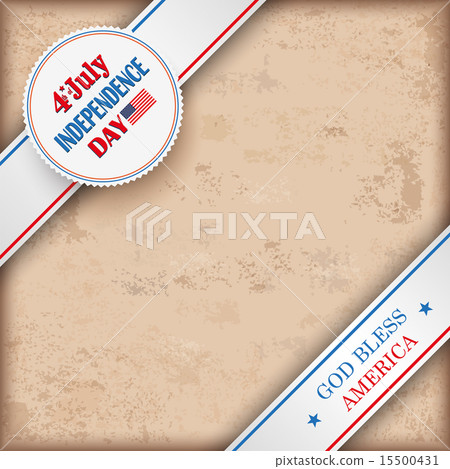 Vintage Background 4 July US Flag 15500431