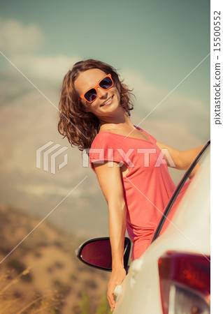 Woman on vacation Woman on vacation 15500552