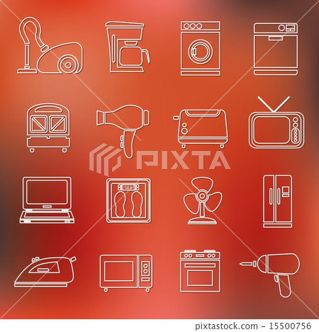home appliance outline icons home appliance outline icons 15500756