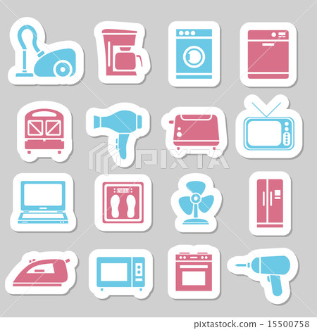 home appliance stickers 15500758