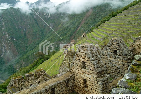 秘魯的馬丘比丘住宅遺址和安德內斯 15501416