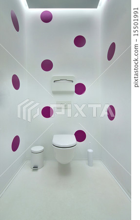 Public toilet in a modern loft style. Minimalism, toilet, brush, Public toilet in a modern loft style. Minimalism, toilet, brush, 15501991