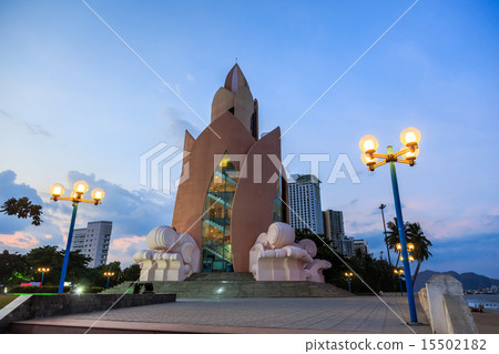 Tower Lotus in Nha Trang Vietnam. Horisontal 15502182